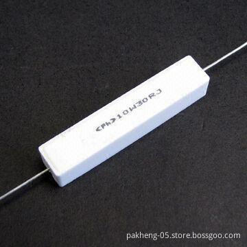 Cement Resistor with 0R01 to 100K Range and High Insulating Capacity